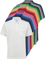 Preview: Zu sehen sind bioaktive kurzarm Poloshirts der Marke Bioactive in vielen verschiedenen Farben.